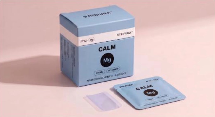 Stripura Calm pack in soft blue