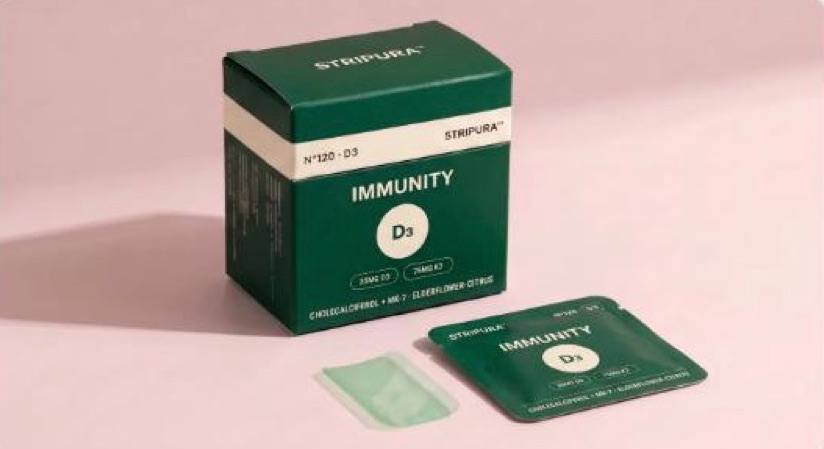 Stripura Immunity pack in deep green